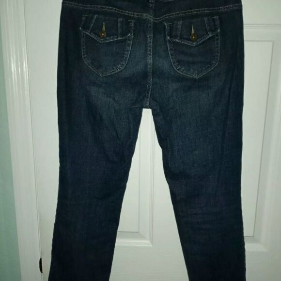 Simply Vera Wang Women's Jeans Ankle Mid Rise Stretch Blue Size 6. Condition is - Picture 9 of 9